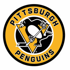 LED Wall Decor, Round, Pittsburgh Penguins