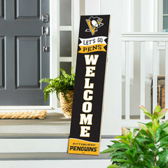 Pittsburgh Penguins Large Single Sided Leaner, 46"