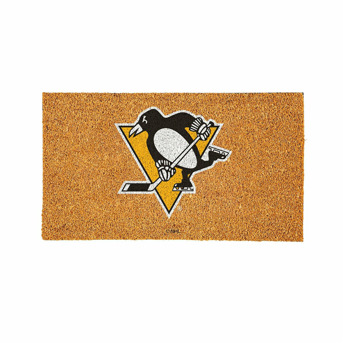Coir Mat, 16"x28", Pittsburgh Penguins