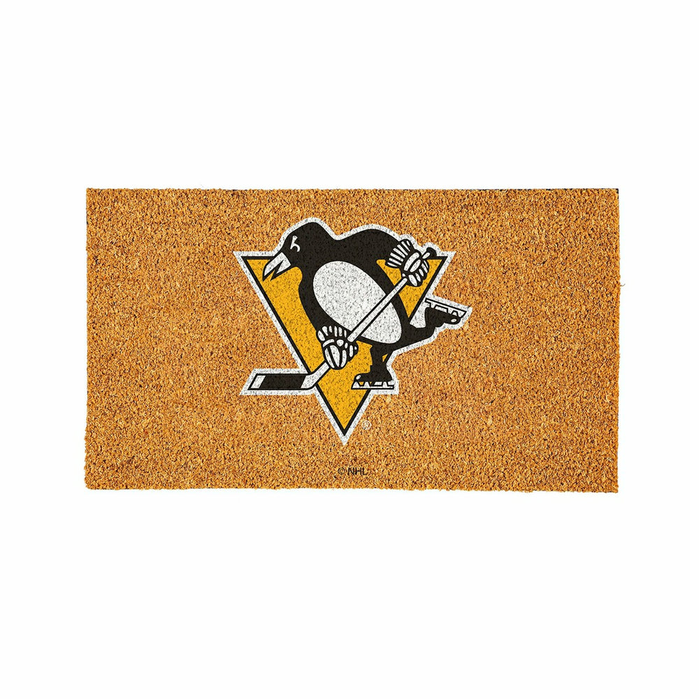 Coir Mat, 16"x28", Pittsburgh Penguins