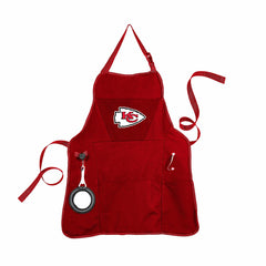 Deluxe Cotton Canvas NFL Team Pride Grilling/Cooking Apron, Kansas Cit