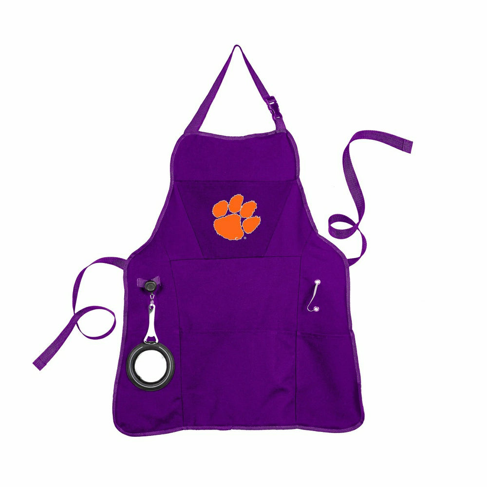 Clemson University Tigers Logo Mens Grilling Utility Apron