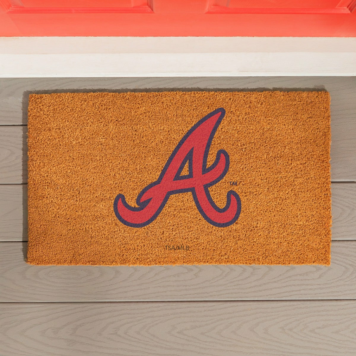 Atlanta Braves Coir Mat 16"x28"