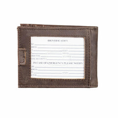 Chicago Cubs Front Pocket Wallet w/ RFID Blocking Brown