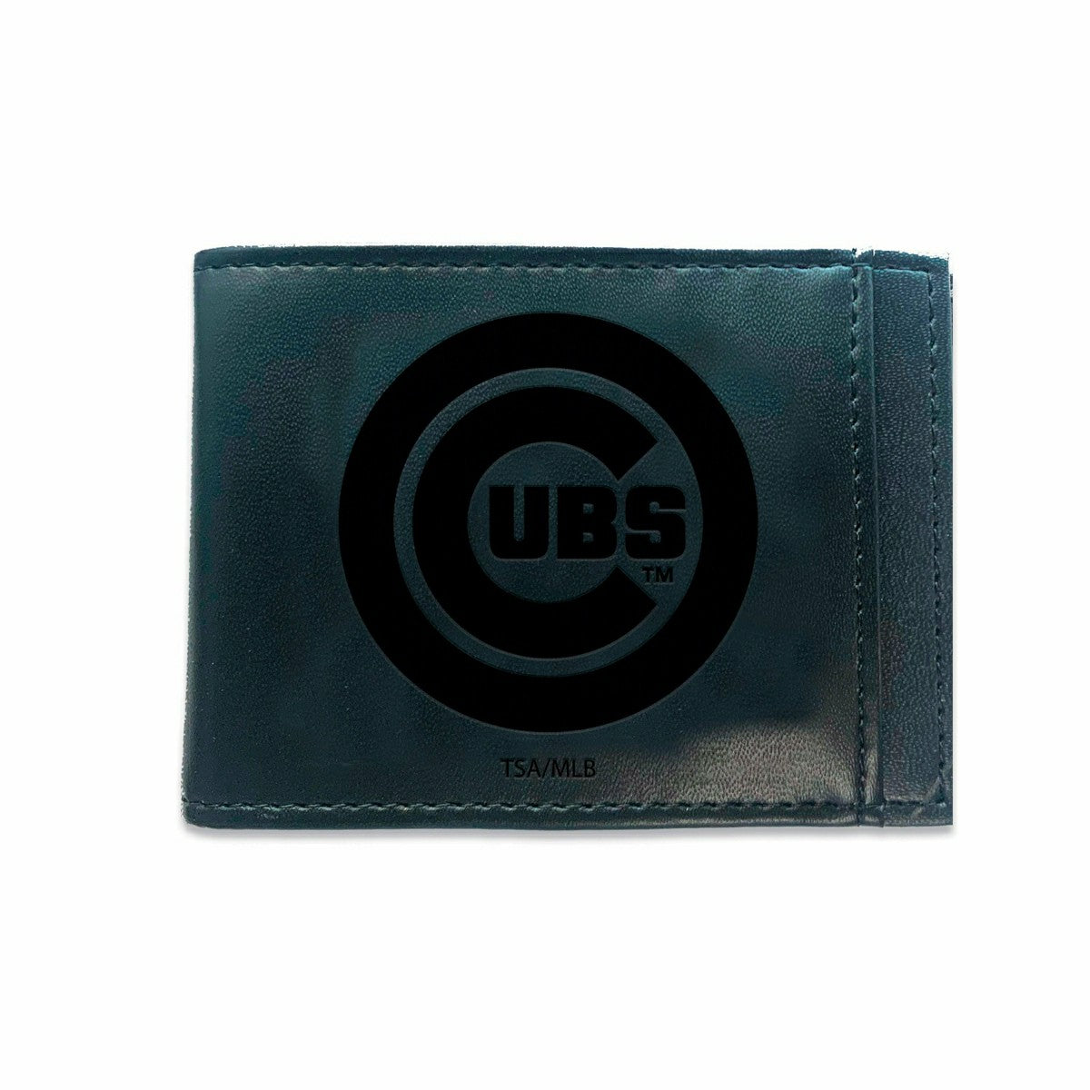 Chicago Cubs Front Pocket Wallet w/ RFID Blocking Black