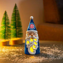 Chicago Cubs Santa LED Statuary, 8"