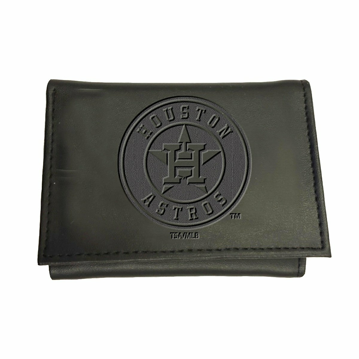 Houston Astros Tri-Fold Wallet Black