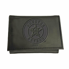 Houston Astros Tri-Fold Wallet Black