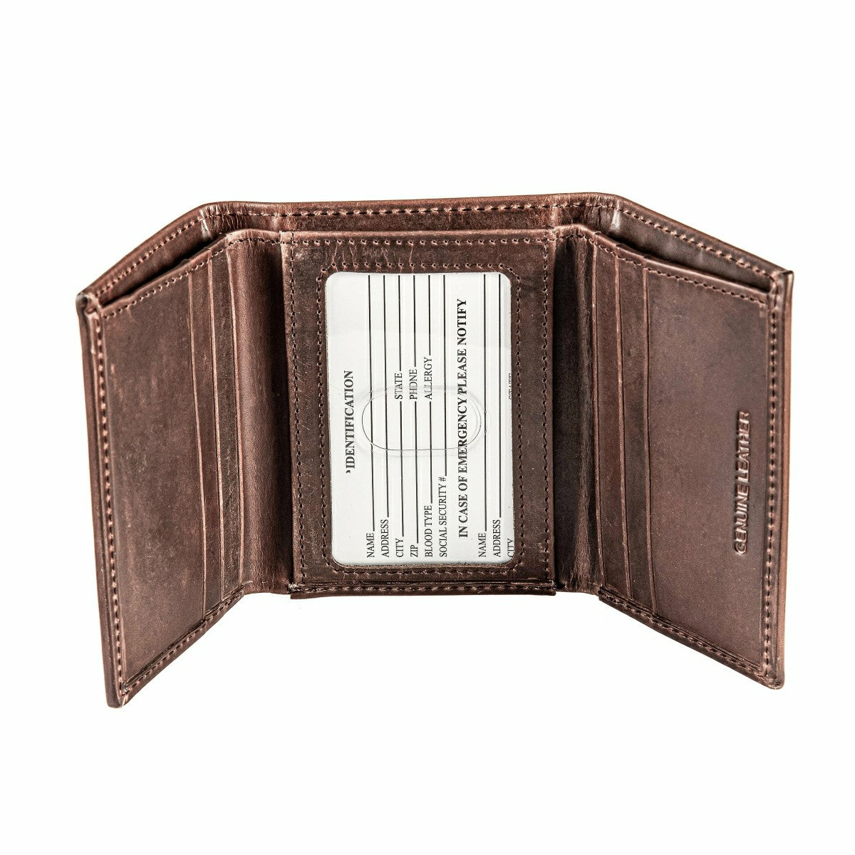 Los Angeles Dodgers Tri-Fold Wallet, Brown, World Series Champions 202