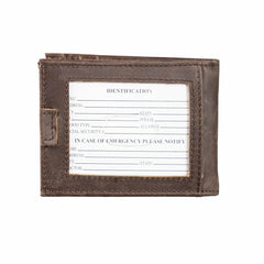Los Angeles Dodgers Front Pocket Wallet with RFID Blocking, Brown, SC2