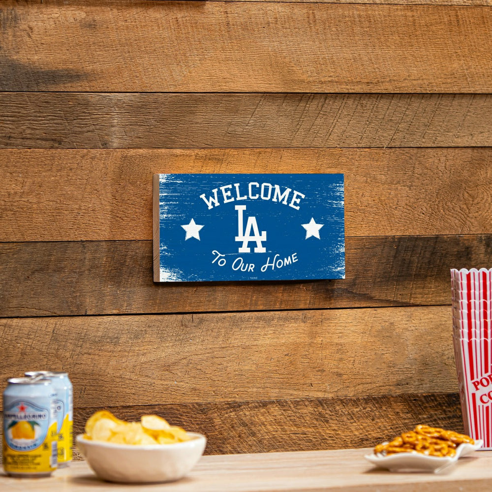 Los Angeles Dodgers Wood Wall Sign, 6x11