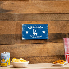 Los Angeles Dodgers Wood Wall Sign, 6x11