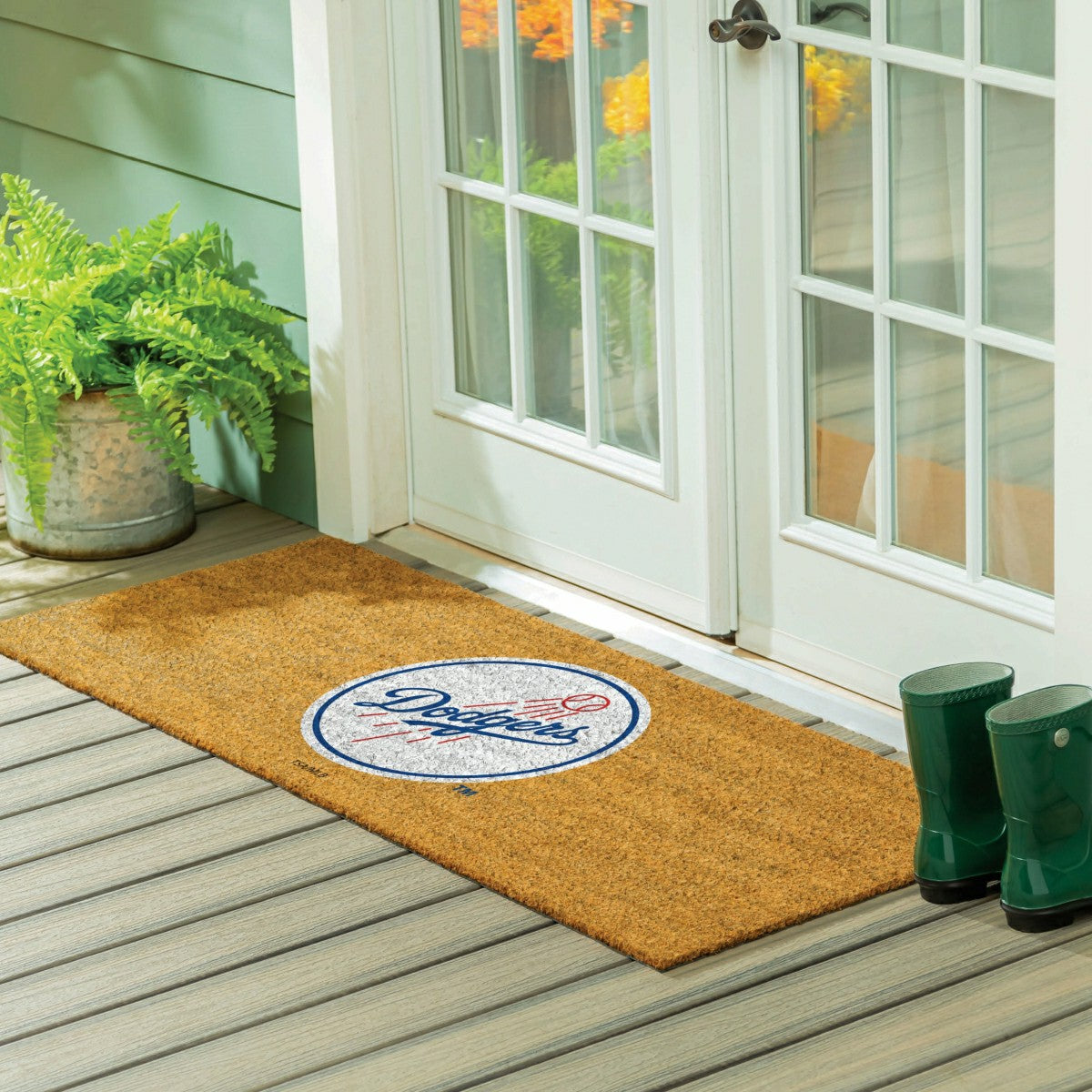 Los Angeles Dodgers Extra Large Full Color Coir Mat, 60"x24"