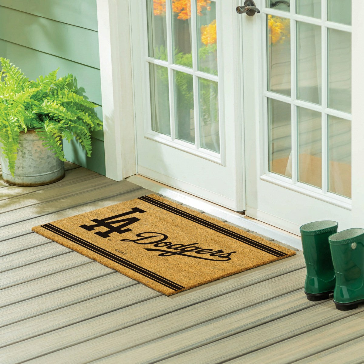Los Angeles Dodgers Large One Color Coir Mat, 36"x24"