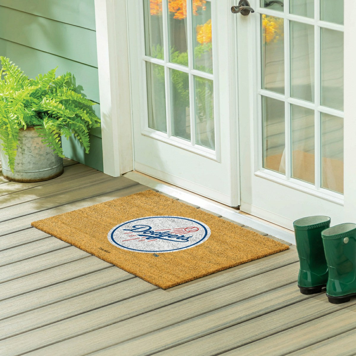 Los Angeles Dodgers Large Full Color Coir Mat, 36"x24"