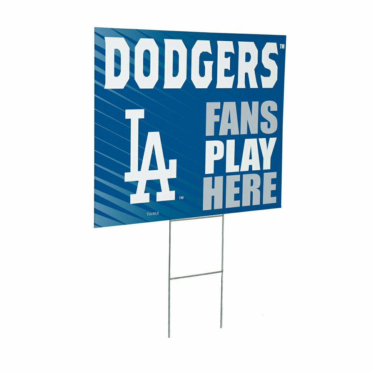 Los Angeles Dodgers Coroplast Yard Sign "Fans Play Here"