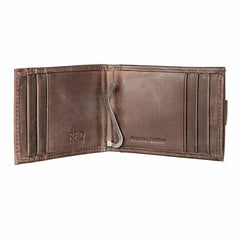 New York Yankees Front Pocket Wallet w/ RFID Blocking Brown