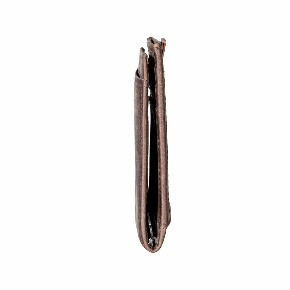 New York Yankees Front Pocket Wallet w/ RFID Blocking Brown