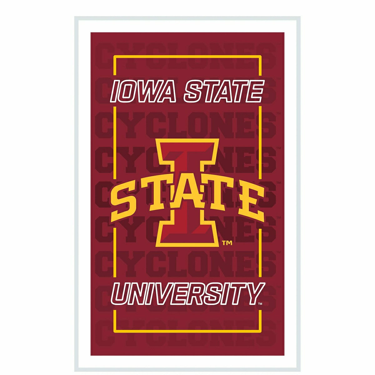 Iowa State University College Rectangle Neolite LED Decor