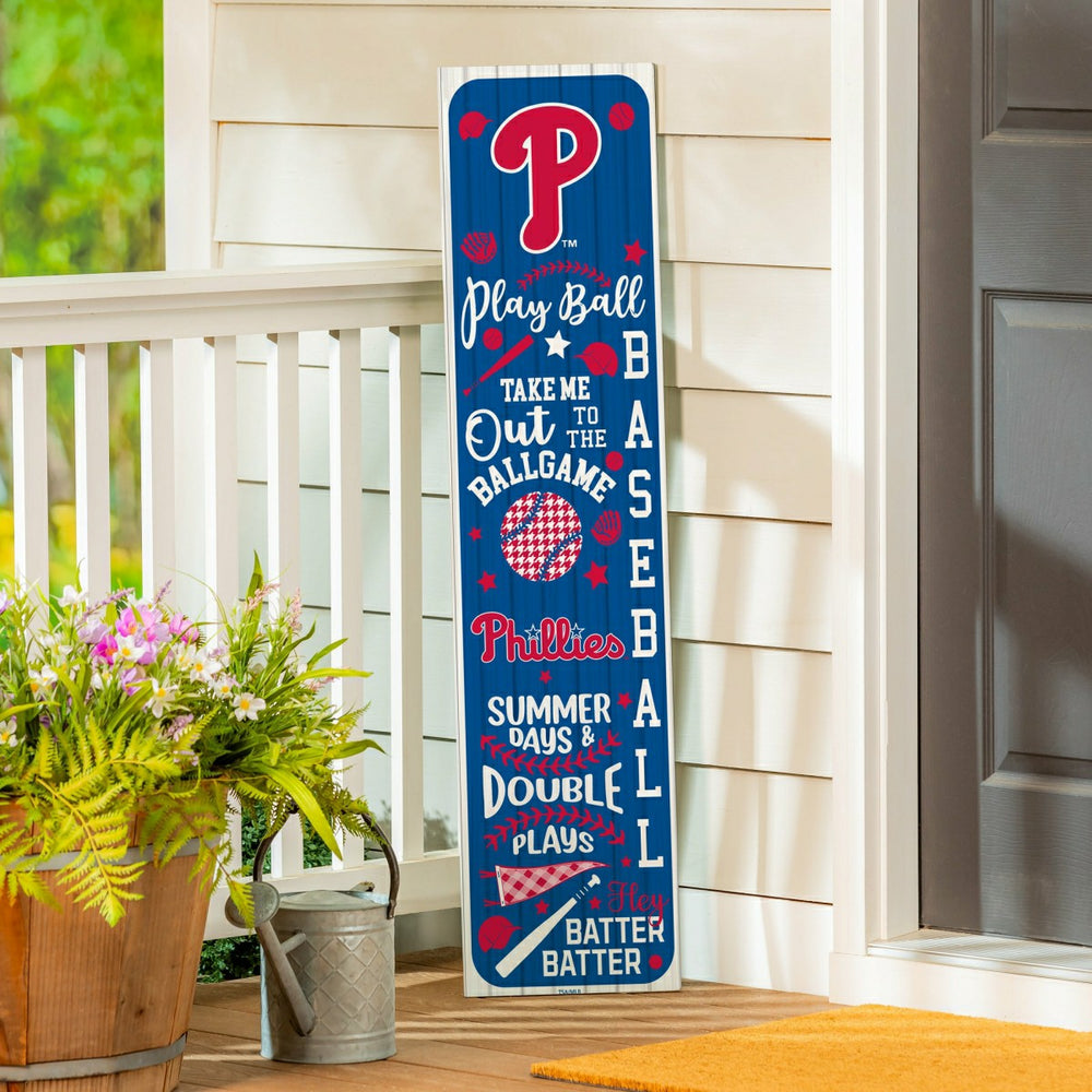 Philadelphia Phillies, Spring Seasonal Leaner, 46" Double Sided