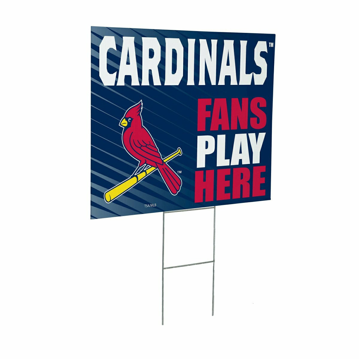 St Louis Cardinals Coroplast Yard Sign "Fans Play Here"