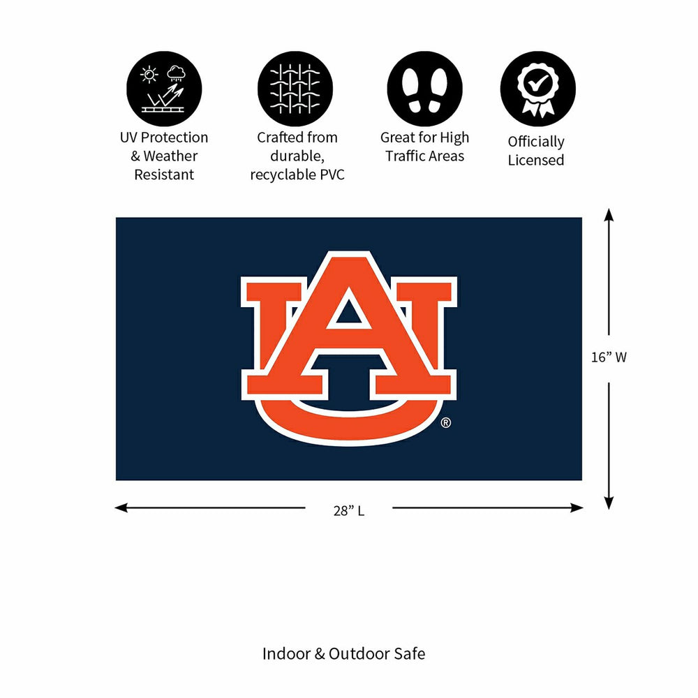 Full Color PVC Mat, 16" x 28", Auburn University