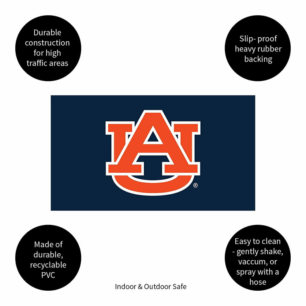 Full Color PVC Mat, 16" x 28", Auburn University