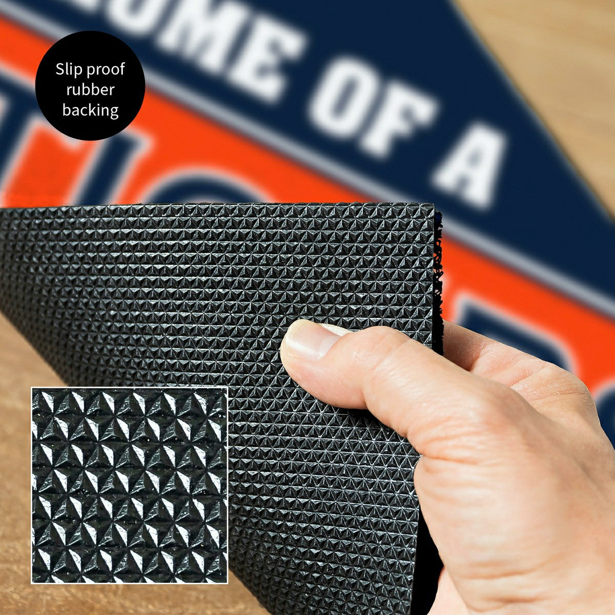 Auburn University, PVC Mat COLOR, Home of a Fan