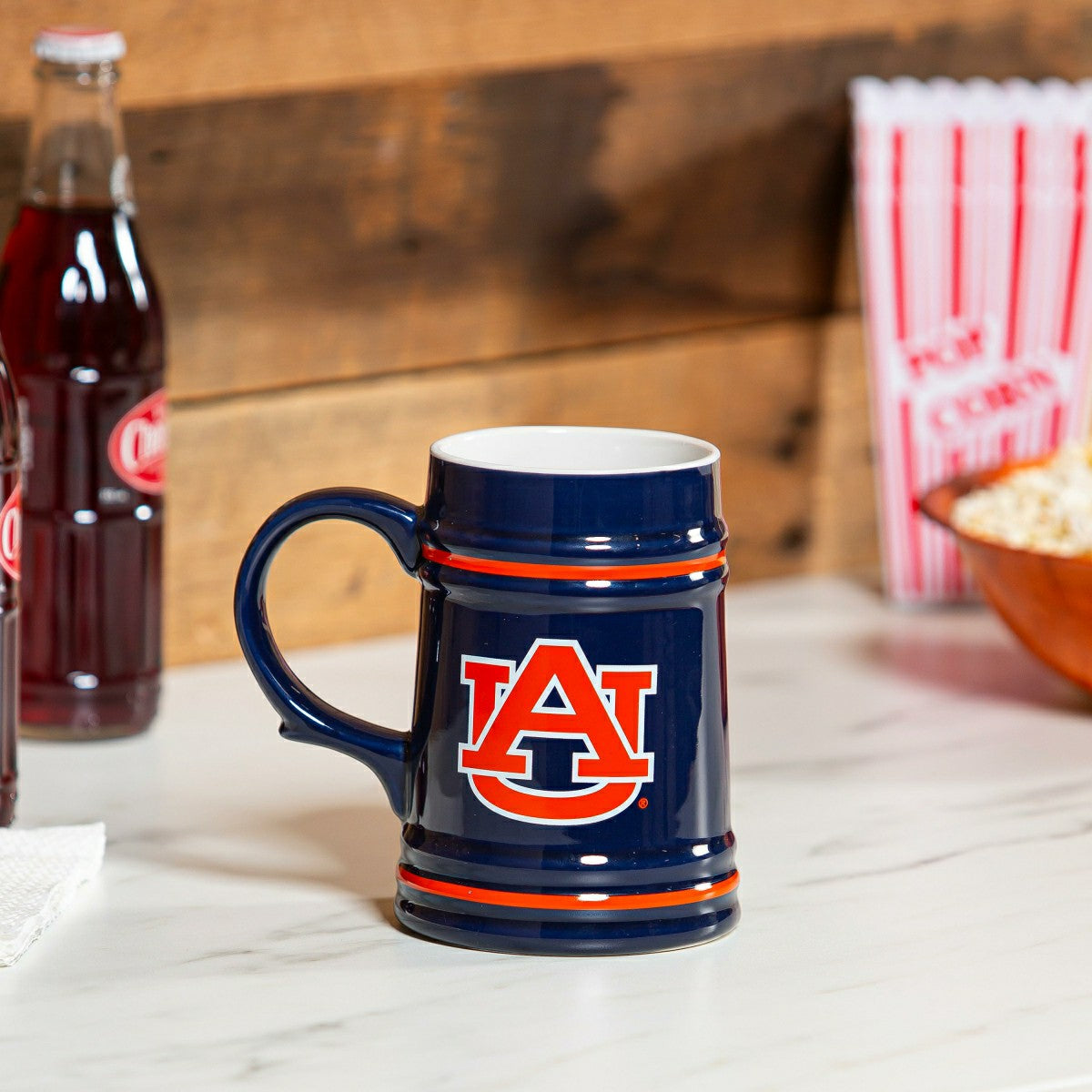 Auburn University Ceramic Stein Cup, 24oz