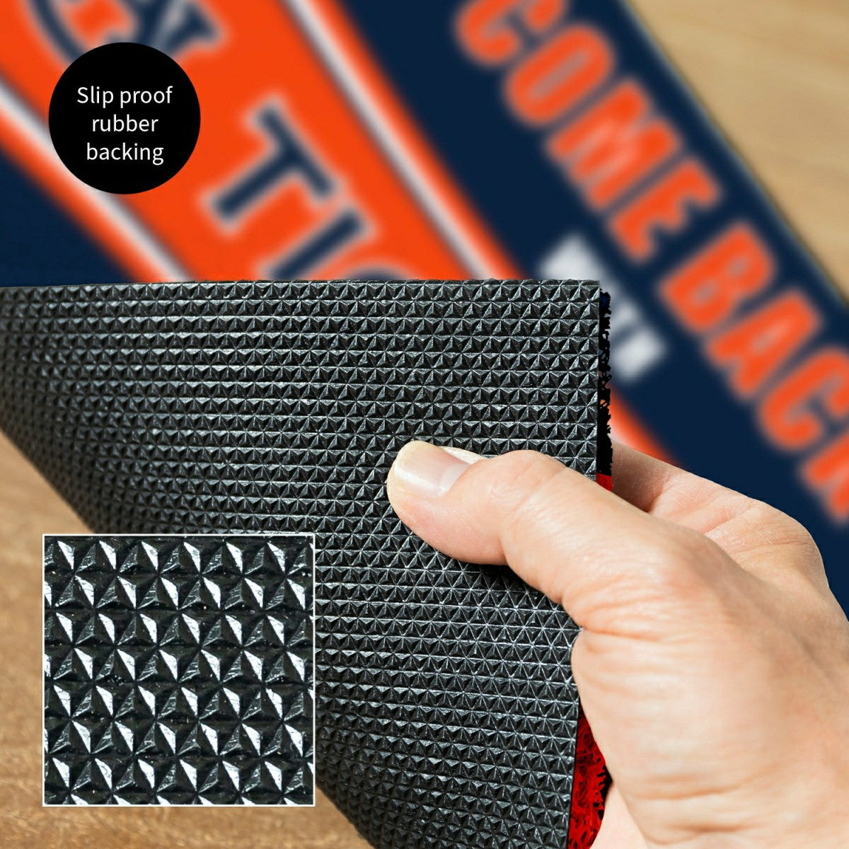 28" x 16" PVC Trapper Mat, Come Back with Tickets, Auburn University