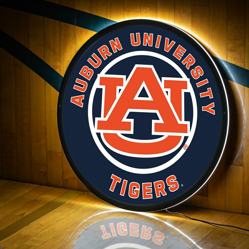 LED Wall Decor, Round, Auburn University