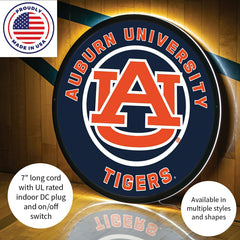 LED Wall Decor, Round, Auburn University