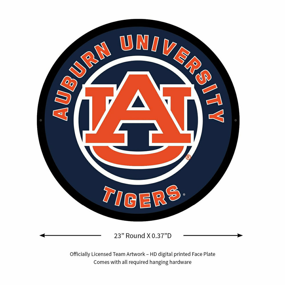 LED Wall Decor, Round, Auburn University