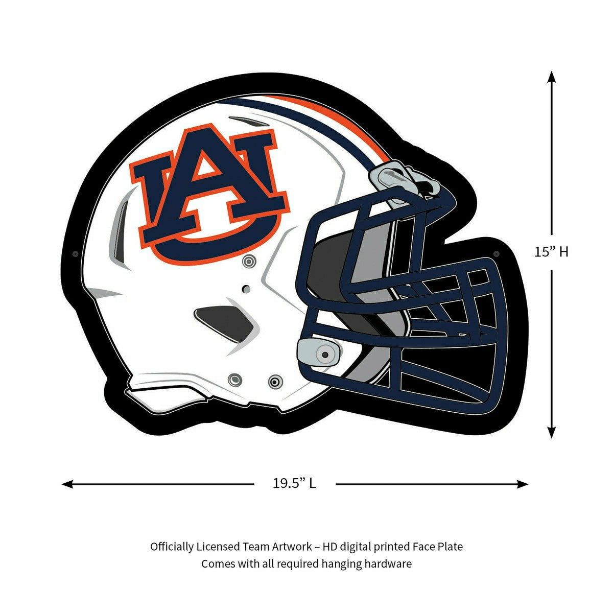 LED Wall Decor, Helmet, Auburn University