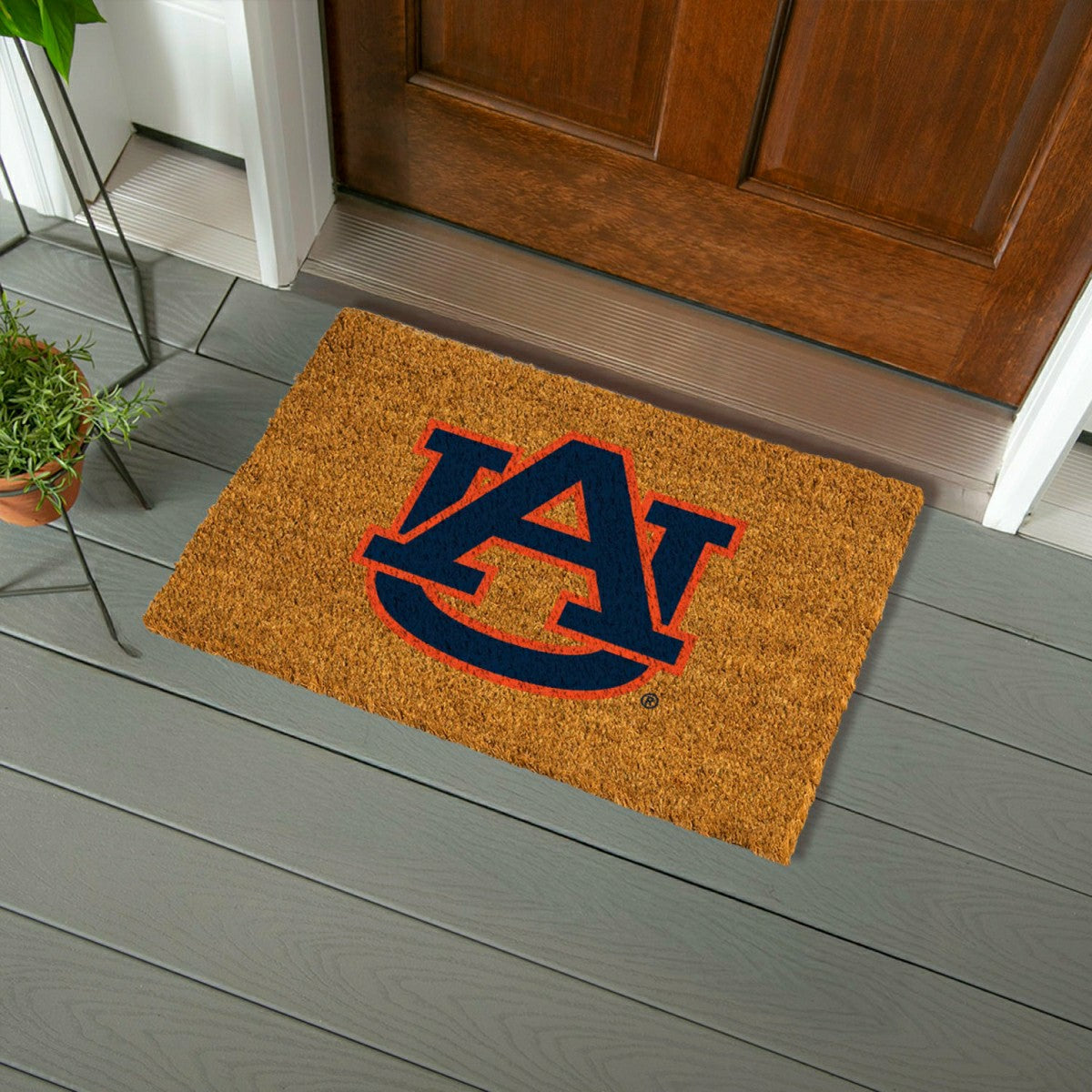Coir Mat, 16"x28", Auburn University