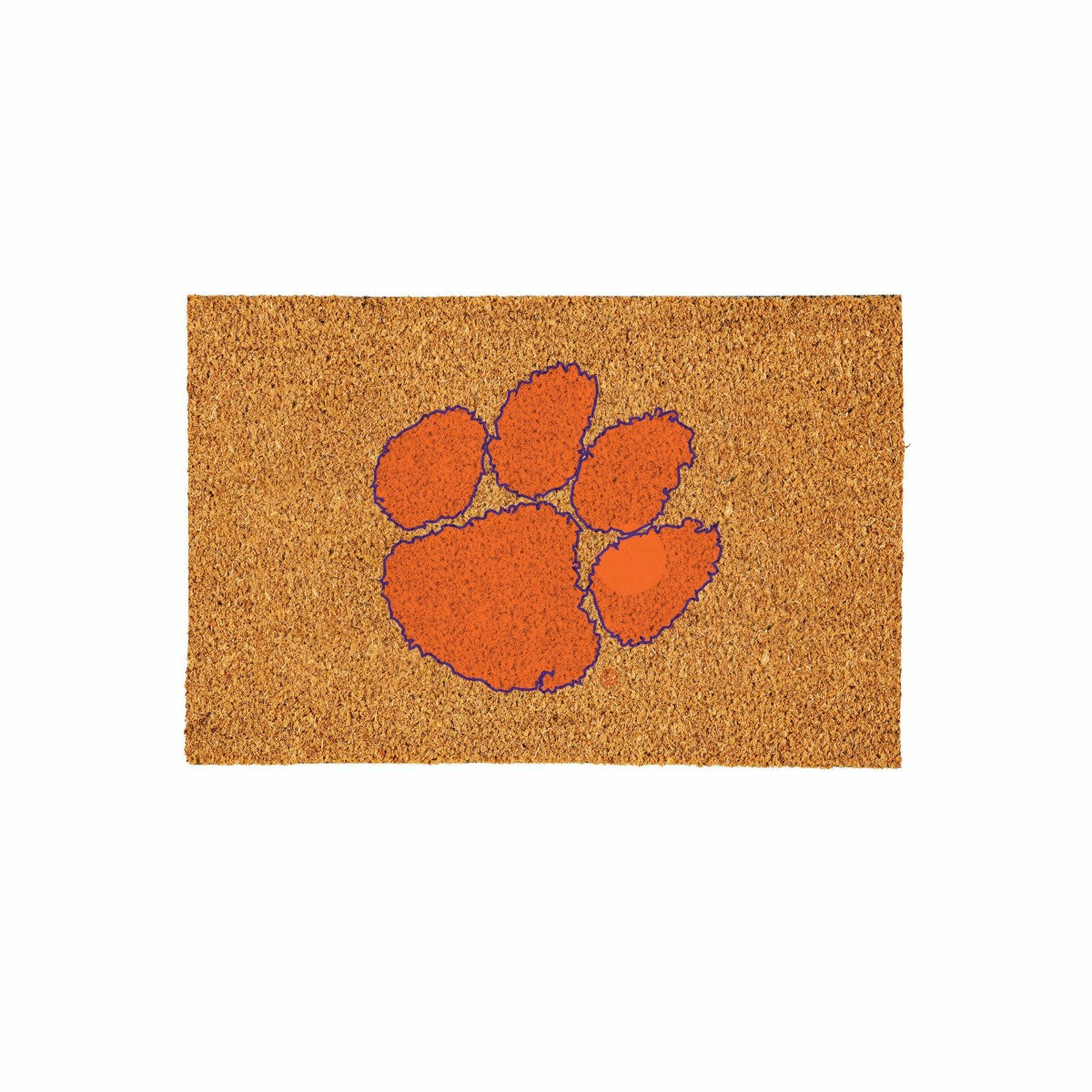 Clemson University Large Full Color Coir Mat, 36"x24"