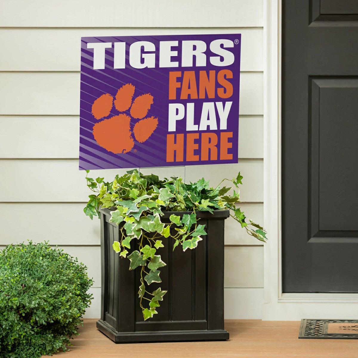 Clemson University Coroplast Yard Sign "Fans Play Here"