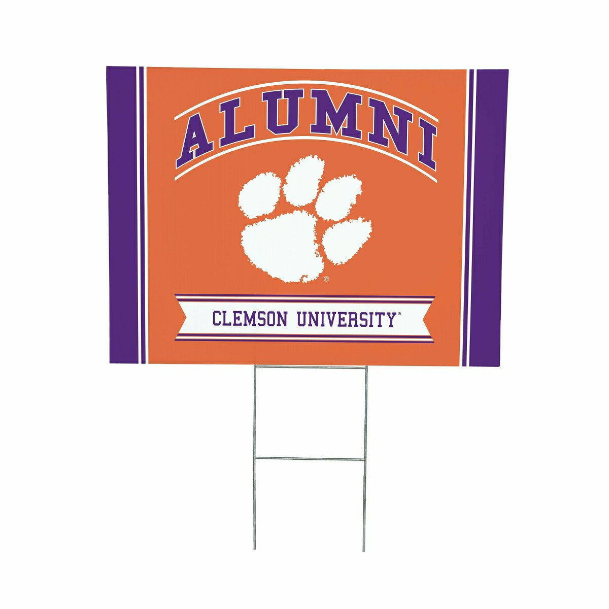 Clemson University Coroplast Yard Sign Alumni