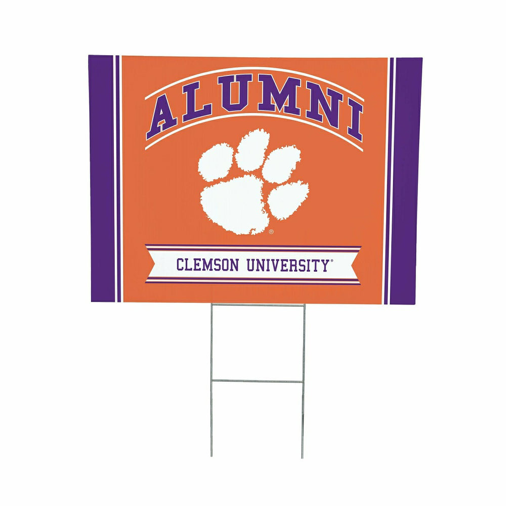 Clemson University Coroplast Yard Sign Alumni