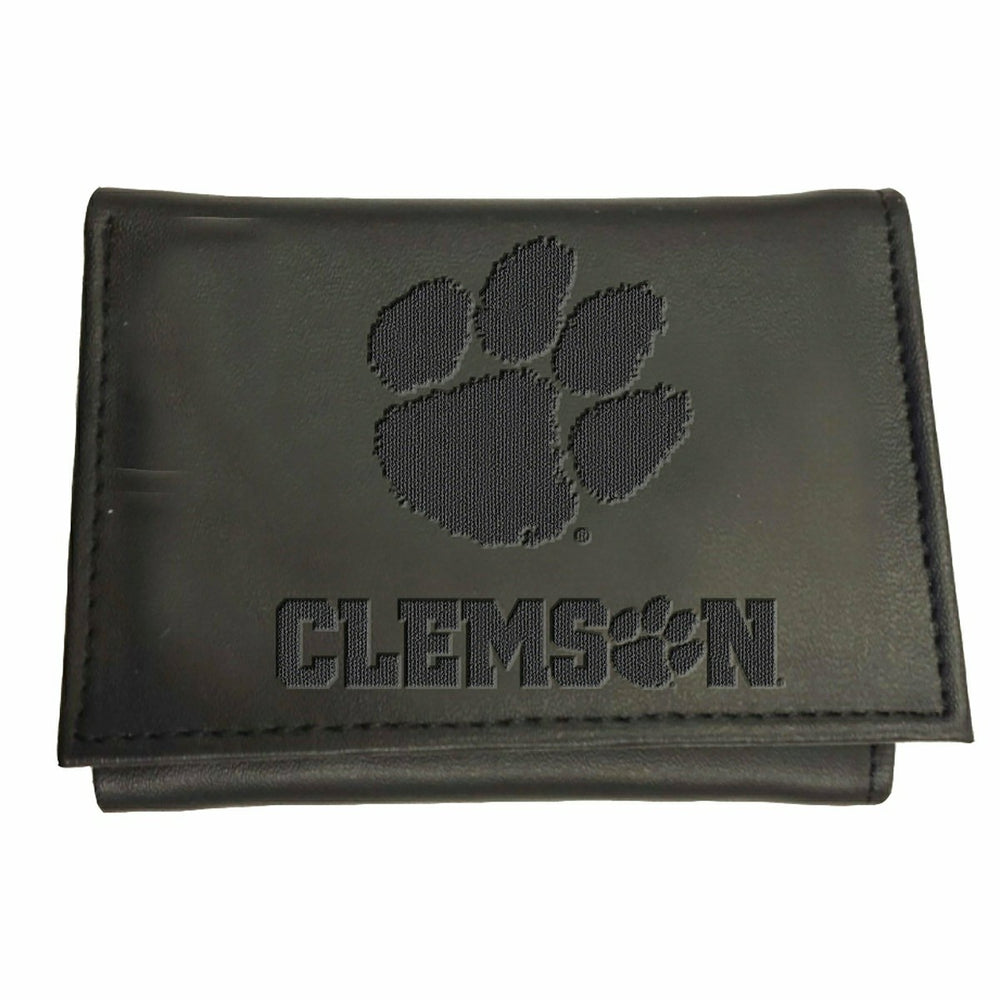 Clemson University, Tri-Fold Wallet, Black