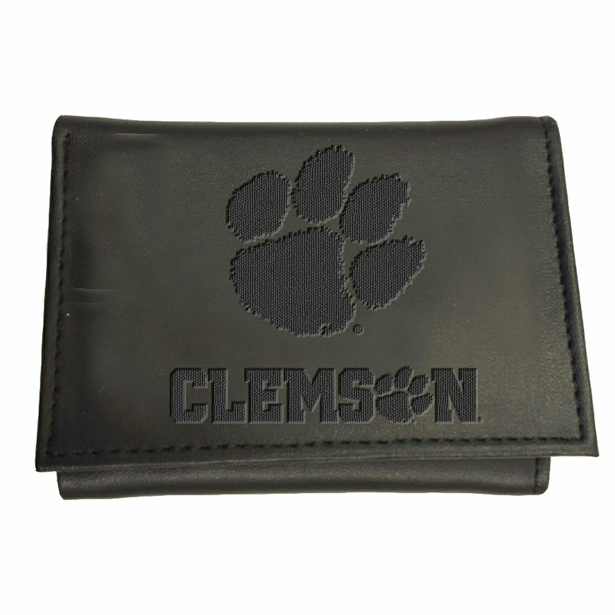 Clemson University, Tri-Fold Wallet, Black