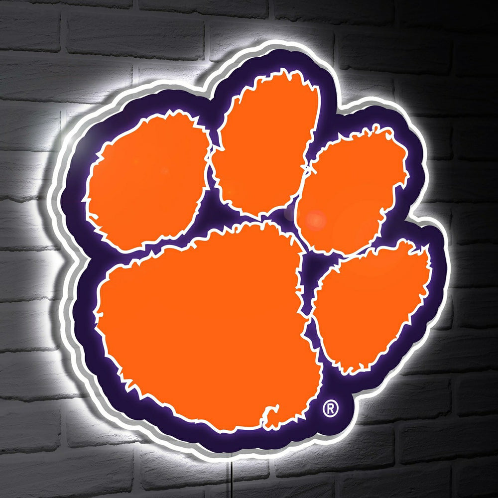 LED Wall Decor, Glazelite, College Mascot, Clemson University