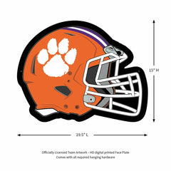 LED Wall Decor, Helmet, Clemson University