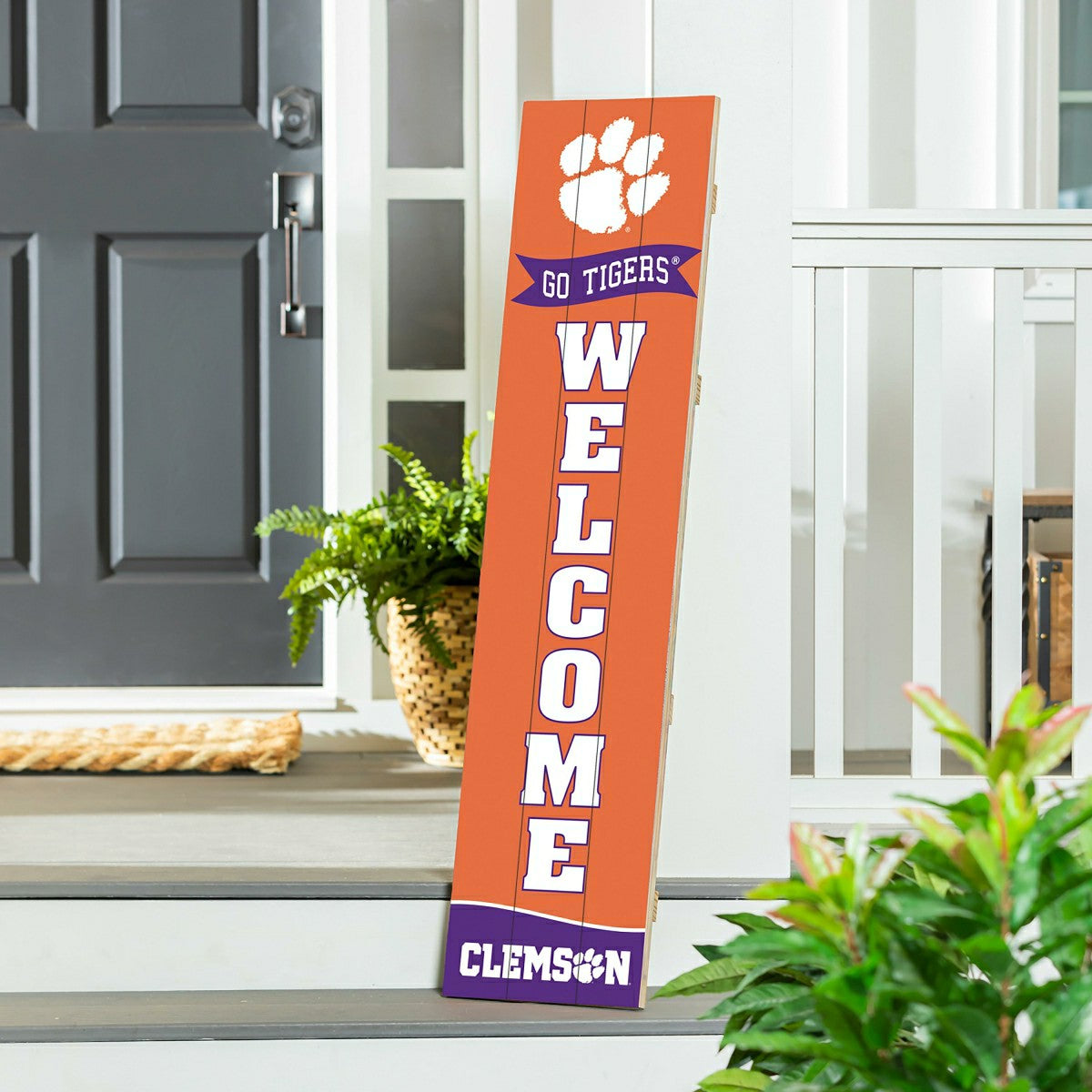 Clemson University Large Single Sided Leaner, 46"