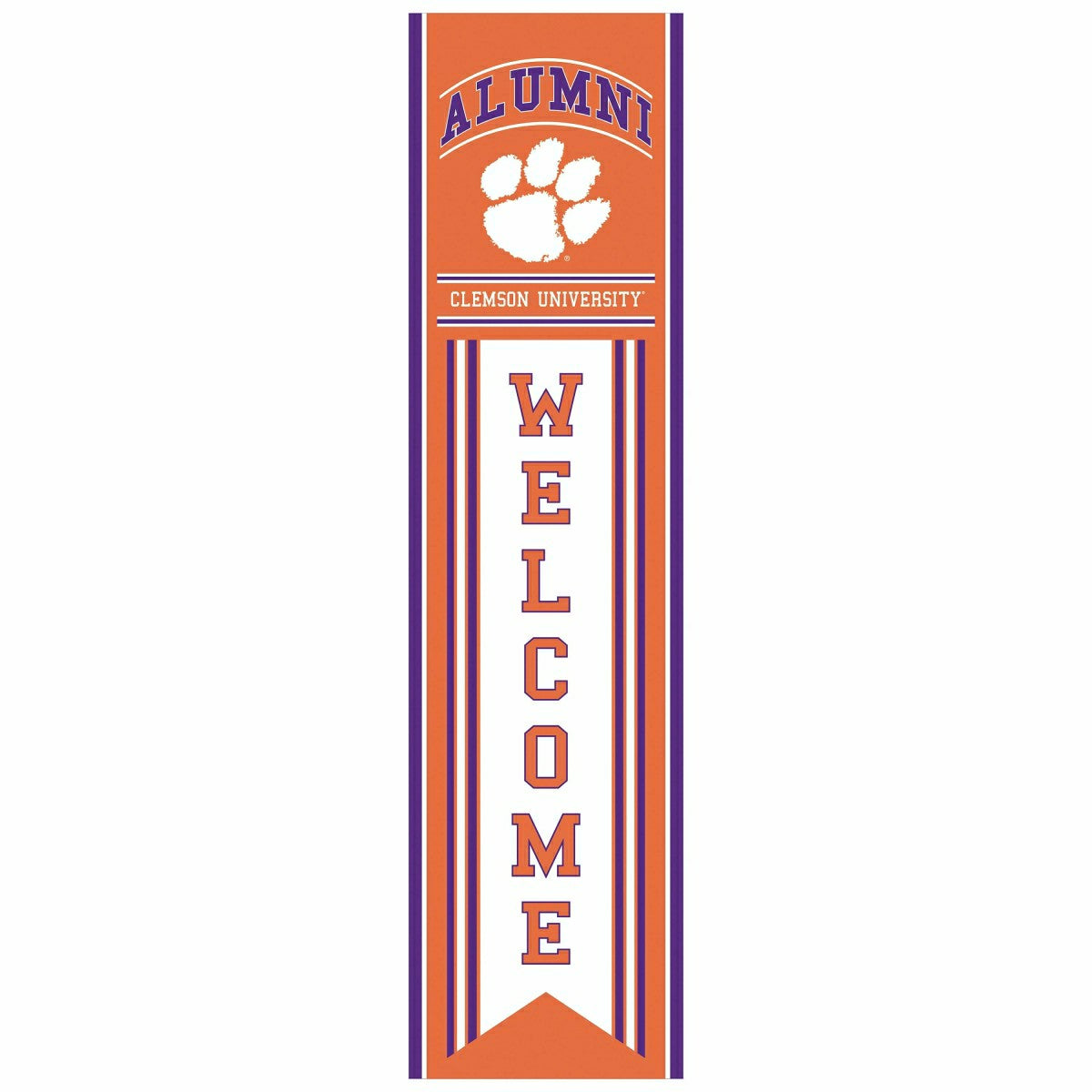 Clemson University Alumni Single Sided Large Leaner, 46"