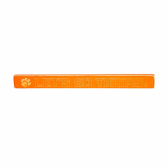 Clemson University Engraved Wood Sign, 1.5" x 18"