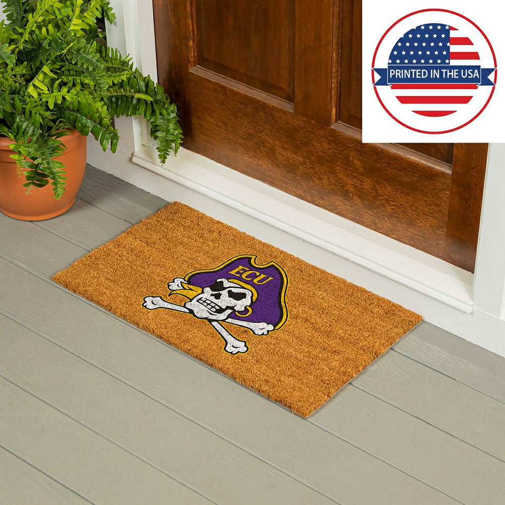 Coir Mat, 16"x28", East Carolina University