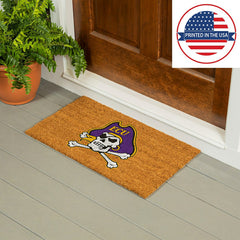 Coir Mat, 16"x28", East Carolina University