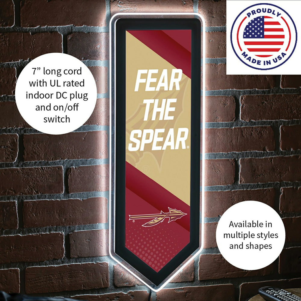 LED Wall Decor, Pennant, Florida State University