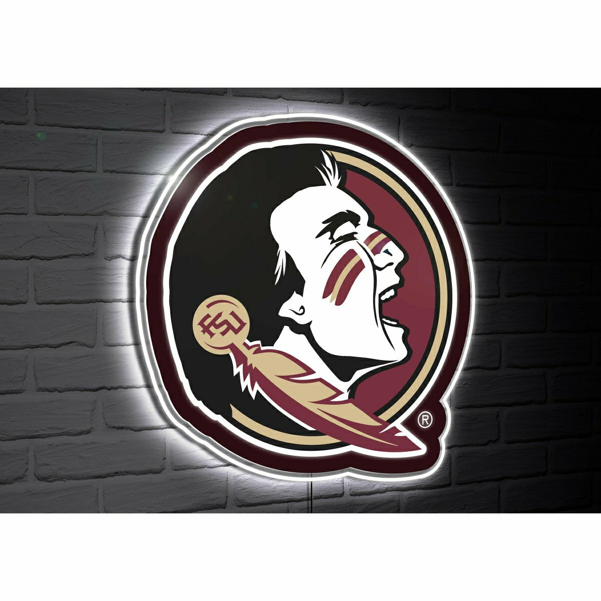 LED Wall Decor, Glazelite, College Mascot, Florida State University